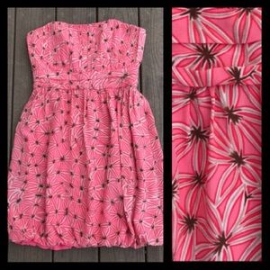 Milly Silk Strapless Dress